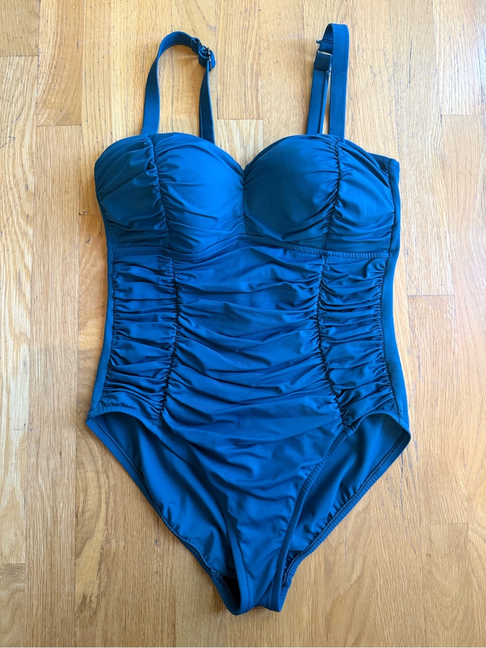 Aqua Green Teal Shape + Style Shaping Slimming One-Piece Swimsuit | Women’s 10